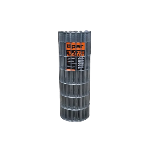 Tela Alambrado Soldada Oper 1.90mm 1.00x25mt 5.0x10cm